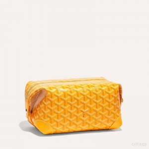 Accesorios Goyard Bowling 25 Toiletry Bag Amarillo | GY-HVO4621