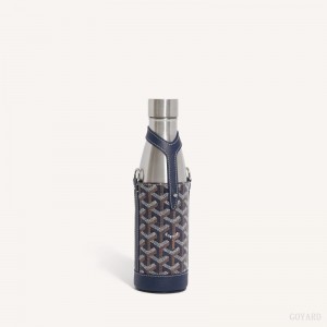 Accesorios Goyard Yonne MM Case & Flask Azul Marino Azules | GY-FRV6770