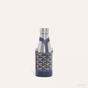 Accesorios Goyard Yonne PM Case & Flask Azul Marino Azules | GY-BWZ2538