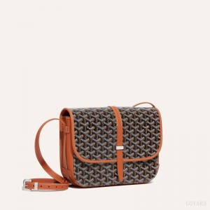 Bolsa De Hombro Goyard Belvedere MM Bag Negras Marrones | GY-TRE2559