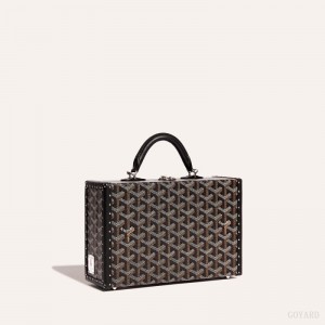 Bolsa De Hombro Goyard Grand Hôtel Trunk Bag Negras | GY-DCK6399