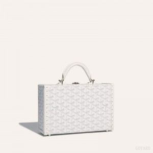 Bolsa De Hombro Goyard Grand Hôtel Trunk Bag Blancas | GY-AUU3016