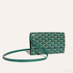Bolsa De Hombro Goyard Varenne Continental Wallet Verde | GY-PIK8923
