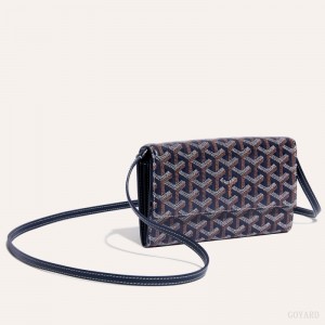Bolsa De Hombro Goyard Varenne Continental Wallet Azul Marino Azules | GY-IRE0905