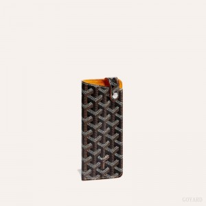 Bolsa Estuche Goyard MONTMARTRE PM GLASSES CASE Negras Marrones | GY-XNQ9866