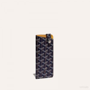 Bolsa Estuche Goyard MONTMARTRE PM GLASSES CASE Azul Marino Azules | GY-CQL6631