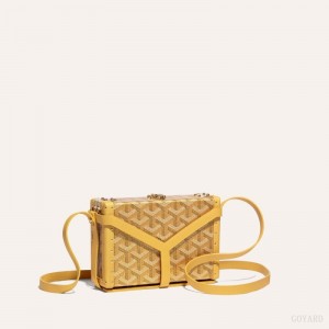 Bolsas Mini Goyard MINAUDIÈRE TRUNK BAG Doradas | GY-ODA5743