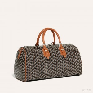 Bolsas de Viaje Goyard Boston 45 bag Negras Marrones | GY-KPZ6044