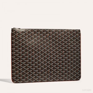Bolso Pequeño Goyard SENAT GM DOCUMENT CASE Negras Marrones | GY-EXT9524