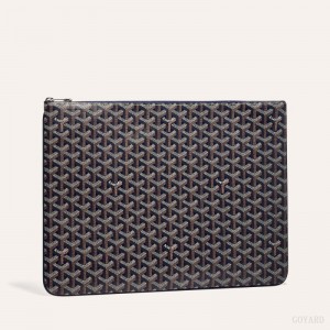 Bolso Pequeño Goyard SENAT GM DOCUMENT CASE Azul Marino Azules | GY-WAX0619