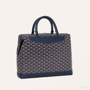 Bolsos Goyard Cisalpin Document Case Azul Marino Azules | GY-ZFO6235