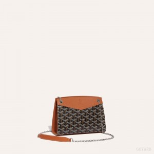 Bolsos Goyard Rouette Structuré Mini Bag Negras Marrones | GY-SZB8093