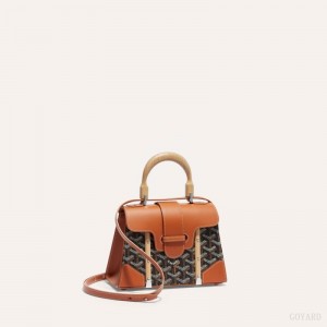 Bolsos Goyard SAÏGON STRUCTURE MINI BAG Negras Marrones | GY-UBN7530