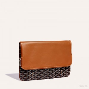 Bolsos Goyard Sainte-Marie GM Clutch Negras Marrones | GY-ROZ8984