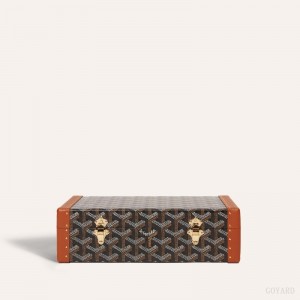 Boxes Goyard VENDÔME JEWELLERY CASE Negras Marrones | GY-LXJ0758