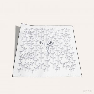 Bufandas Goyard SCARF N°1 Blancas | GY-FTW2203
