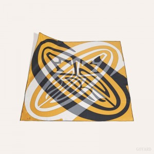 Bufandas Goyard SCARF N°2 Amarillo Negras | GY-JAX1082