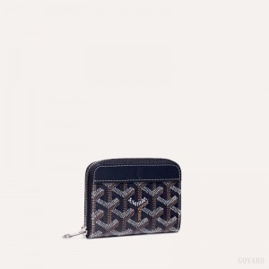Carteras Goyard MATIGNON MINI WALLET Azul Marino Azules | GY-XJF0963