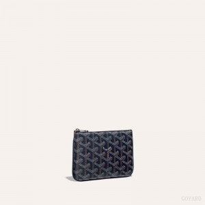 Carteras Goyard SÉNAT MINI WALLET Azul Marino Azules | GY-UEX3421