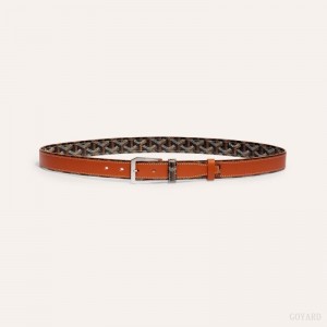 Cinturones Goyard FREGATE BELT Negras Marrones | GY-QEH9789