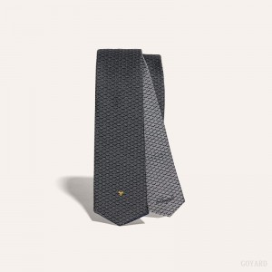 Corbatas Goyard Eldredge Bicolore tie Gris | GY-XPX5161