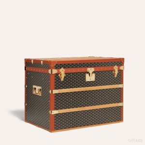 Maleta Goyard COURRIER TRUNK Negras Marrones | GY-AUM4953