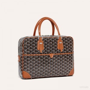 Maletín Goyard Ambassade MM Document Case Negras Marrones | GY-GBV5239