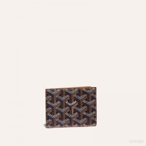 Porta Tarjeta Goyard INSERT VICTOIRE CARD WALLET Negras Marrones | GY-CQC8348
