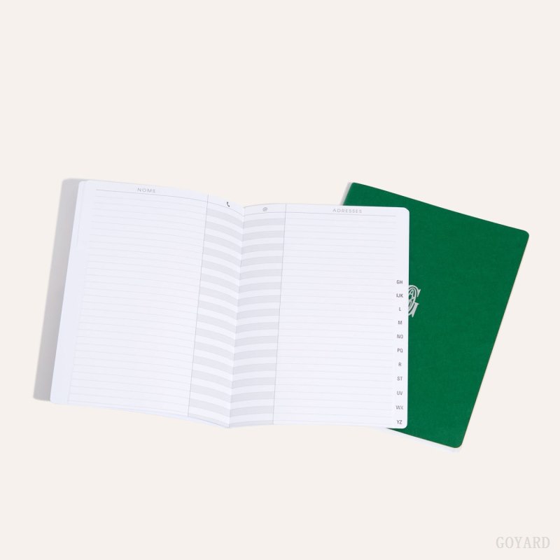 Accesorios Goyard 2024 Castiglione Agenda Verde | GY-DJL4377