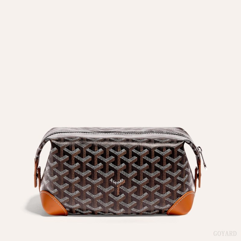 Accesorios Goyard Bowling 25 Toiletry Bag Negras Marrones | GY-TNF6225