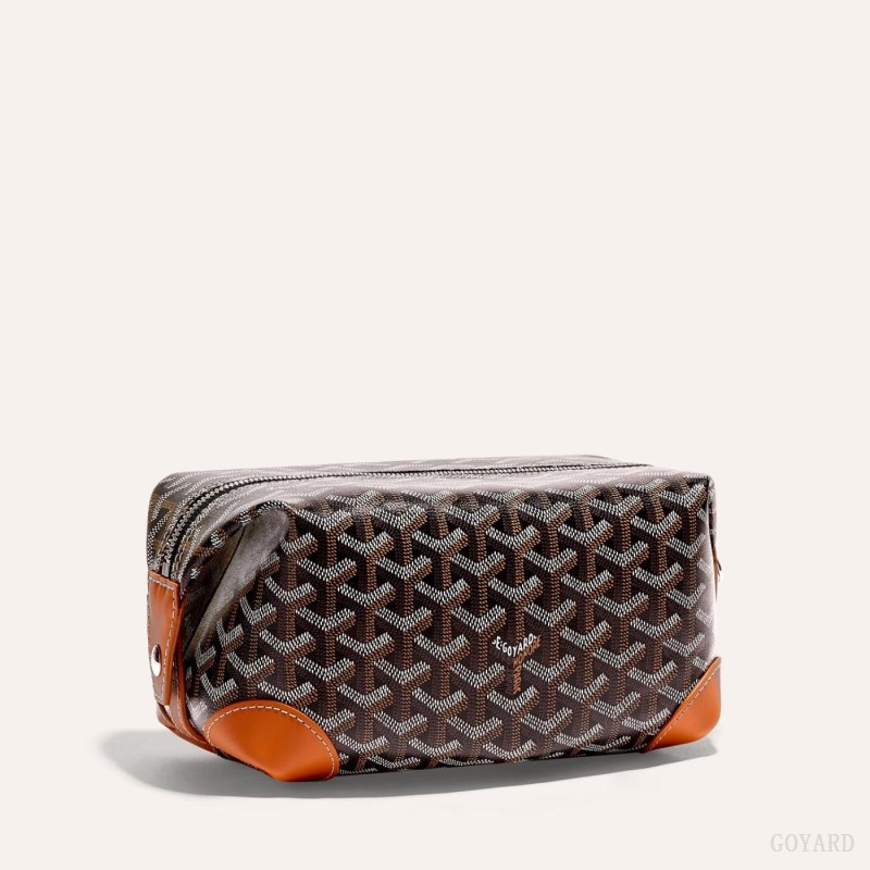 Accesorios Goyard Bowling 25 Toiletry Bag Negras Marrones | GY-TNF6225