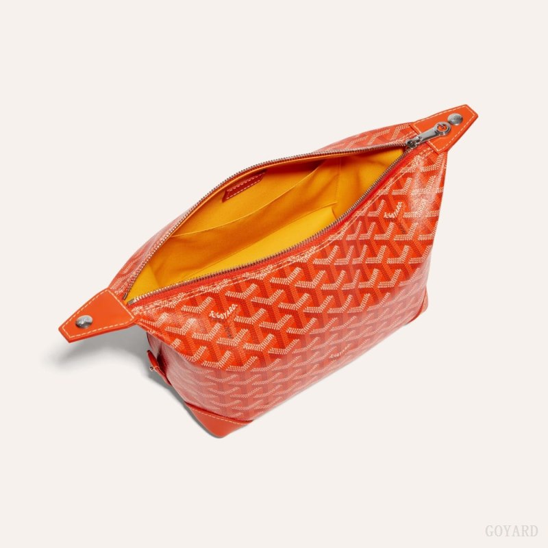 Accesorios Goyard Bowling 25 Toiletry Bag Naranjas | GY-THC2927