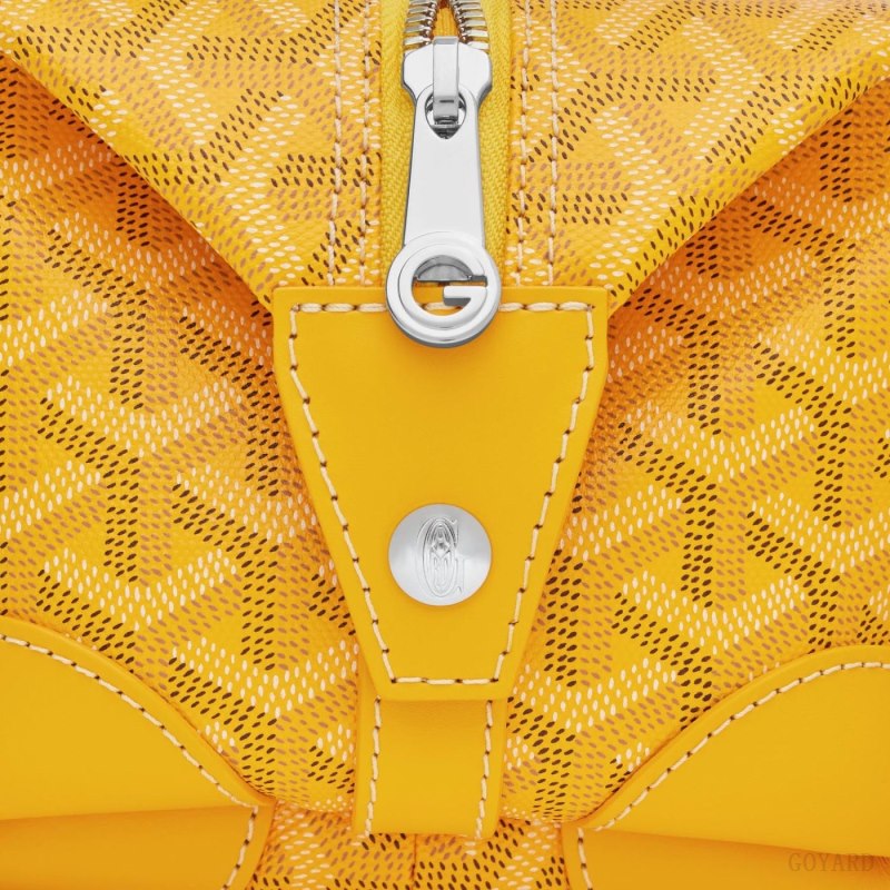 Accesorios Goyard Bowling 25 Toiletry Bag Amarillo | GY-HVO4621