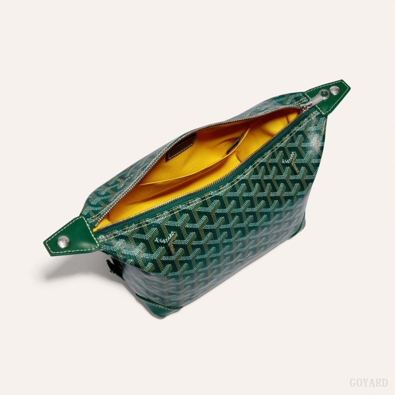 Accesorios Goyard Bowling 25 Toiletry Bag Verde | GY-ZQK4550