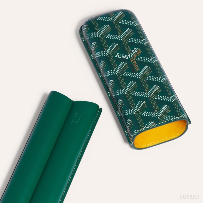 Accesorios Goyard CHURCHILL 2 CIGAR CASE Verde | GY-XLH0303