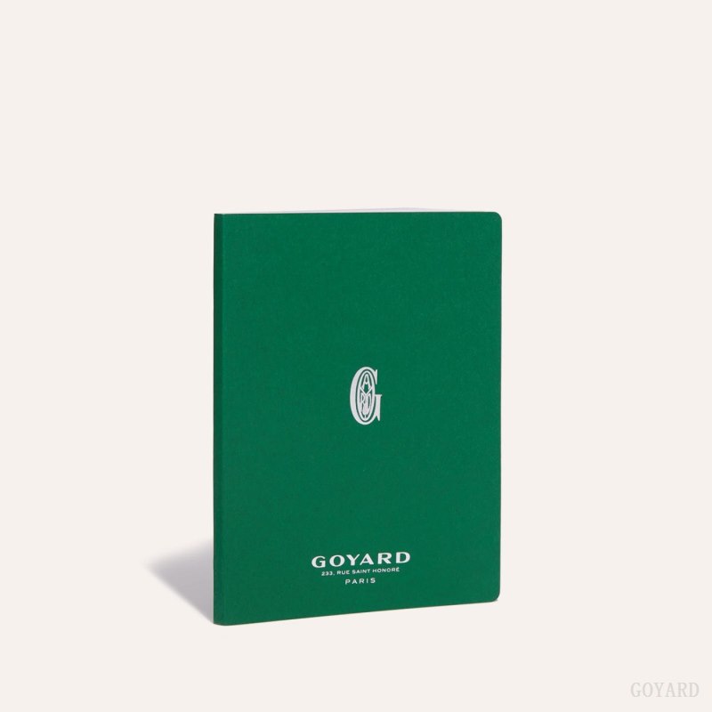 Accesorios Goyard Castiglione Notebook Verde | GY-MXN4073
