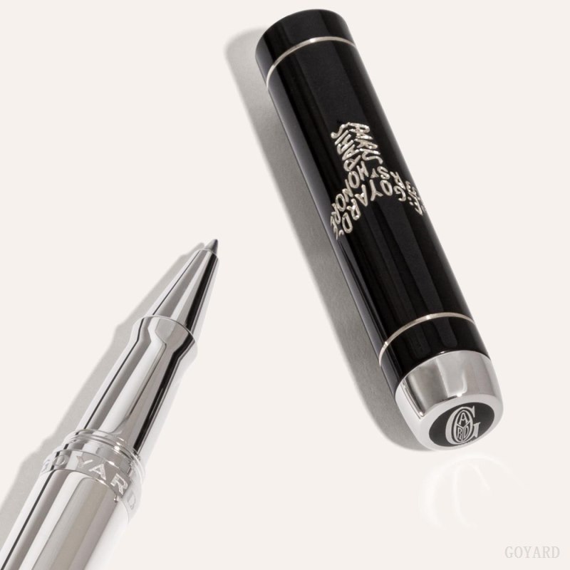 Accesorios Goyard Clamecy Rollerball Pen Negras | GY-IDP8244