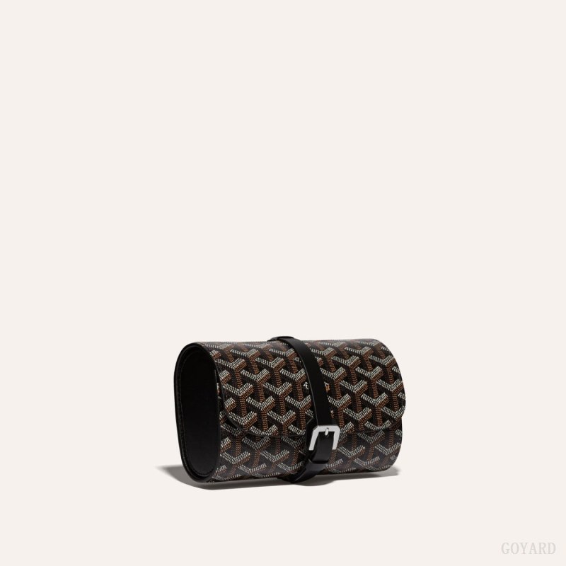 Accesorios Goyard DOUBLE TRAVEL WATCH CASE Negras | GY-SPX7713