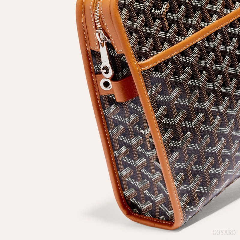 Accesorios Goyard JOUVENCE GM TOILET BAG Negras Marrones | GY-QYW7432