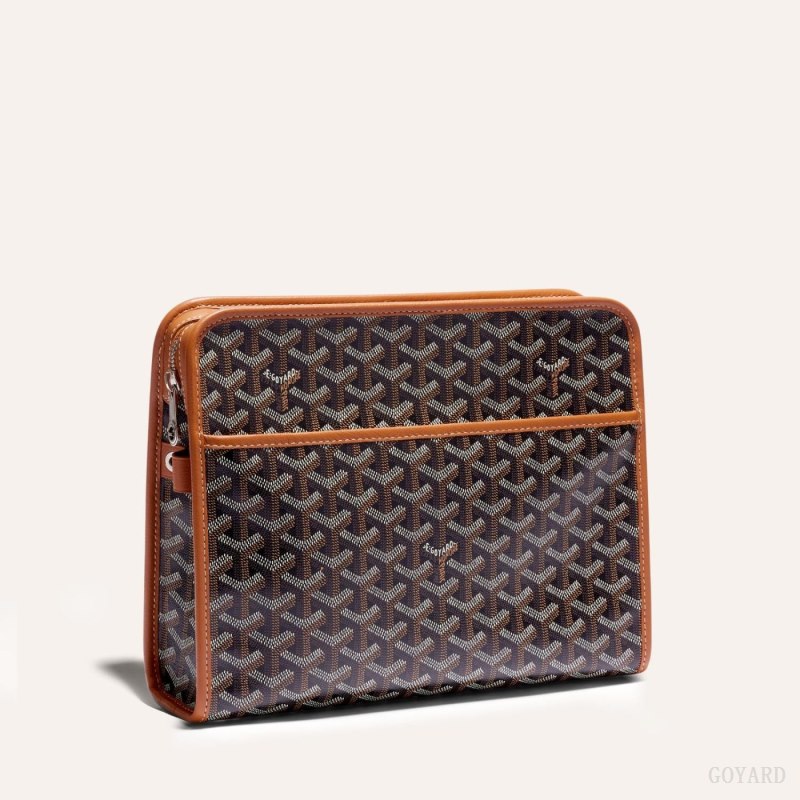 Accesorios Goyard JOUVENCE GM TOILET BAG Negras Marrones | GY-QYW7432