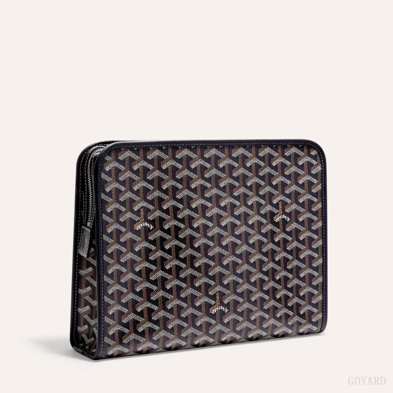 Accesorios Goyard JOUVENCE GM TOILET BAG Azul Marino Azules | GY-DGO7591