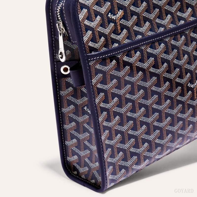 Accesorios Goyard JOUVENCE GM TOILET BAG Azul Marino Azules | GY-DGO7591