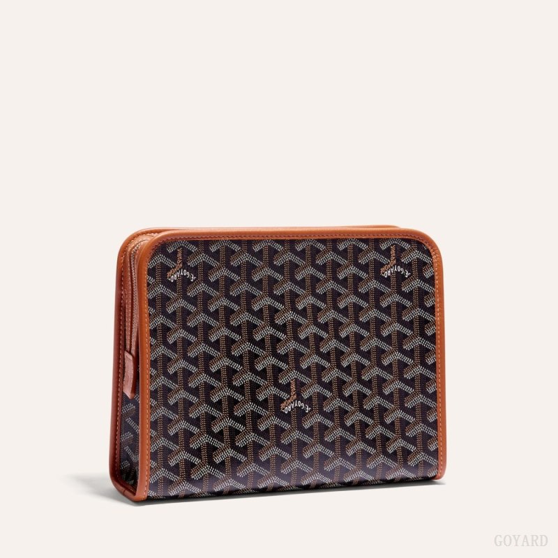 Accesorios Goyard JOUVENCE MM TOILET BAG Negras Marrones | GY-AVK6800