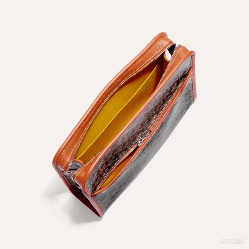 Accesorios Goyard JOUVENCE MM TOILET BAG Negras Marrones | GY-AVK6800