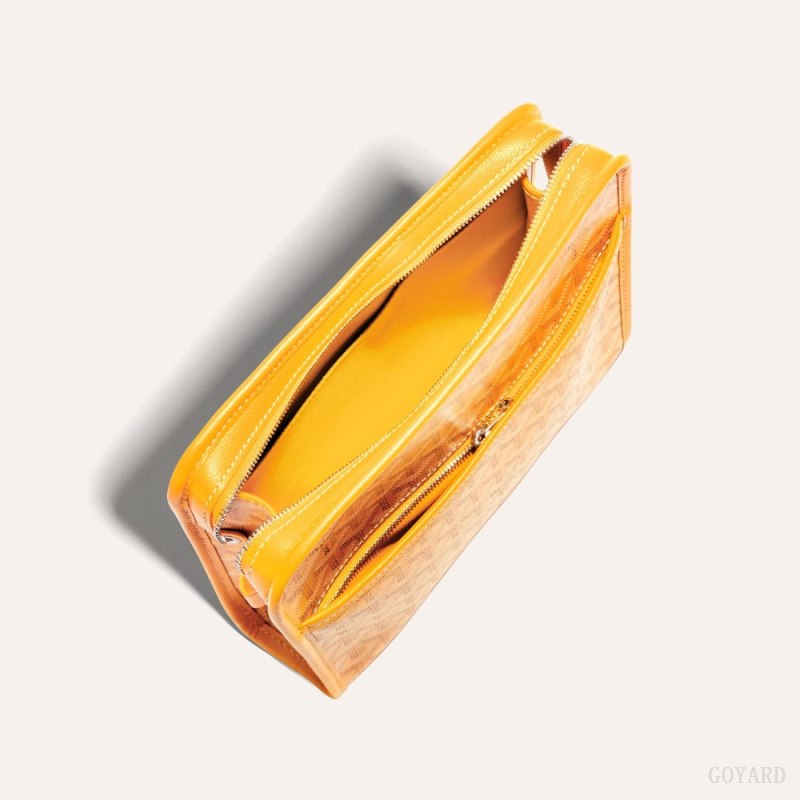 Accesorios Goyard JOUVENCE MM TOILET BAG Amarillo | GY-PEV6934