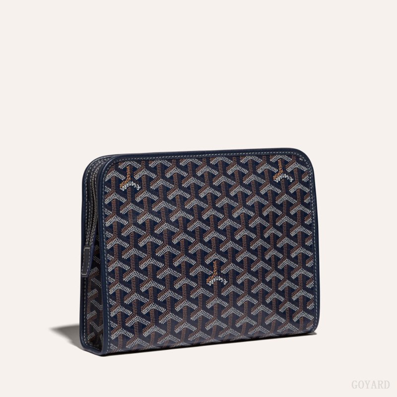Accesorios Goyard JOUVENCE MM TOILET BAG Azul Marino Azules | GY-ISP0348