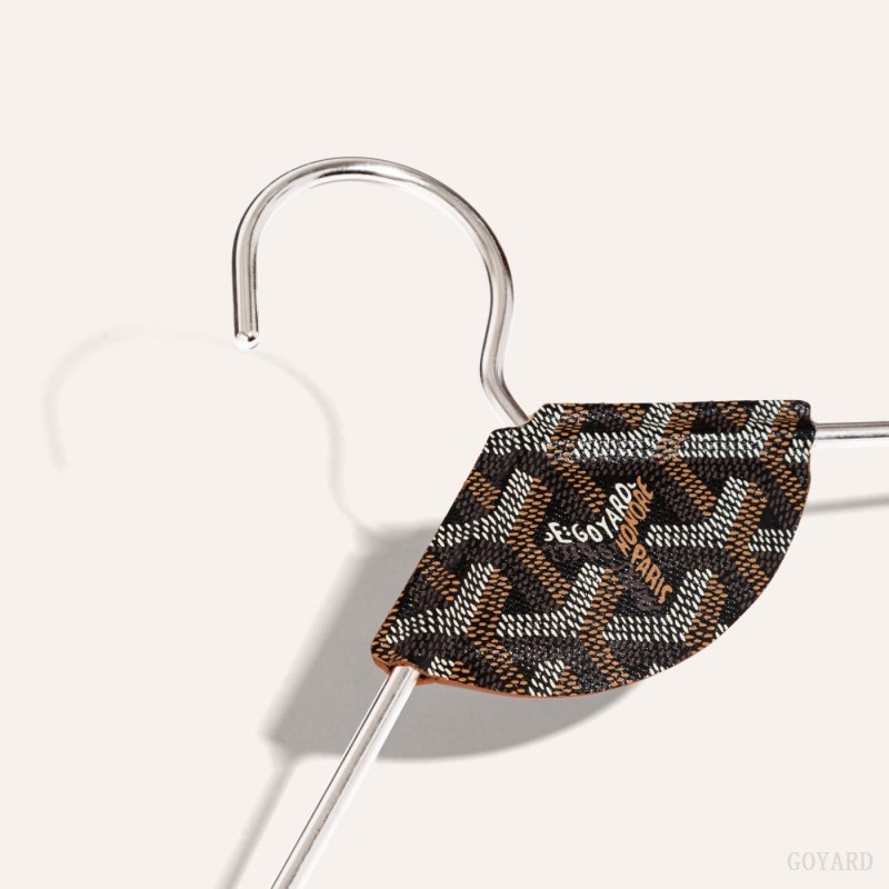 Accesorios Goyard LIVRÉE PAIR OF HANGERS Negras Marrones | GY-JOO0755