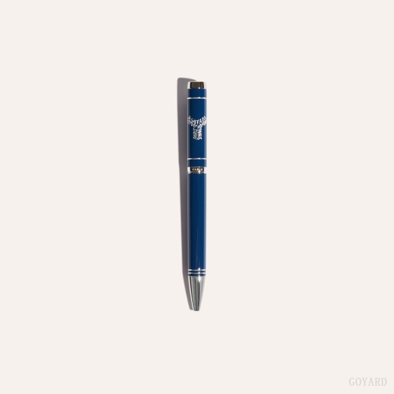 Accesorios Goyard Rollerball Travel Pen Azul Marino Azules | GY-EVK7040