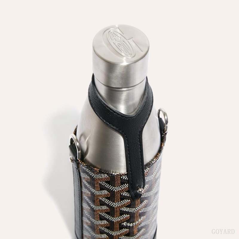 Accesorios Goyard Yonne MM Case & Flask Negras | GY-UOM6910