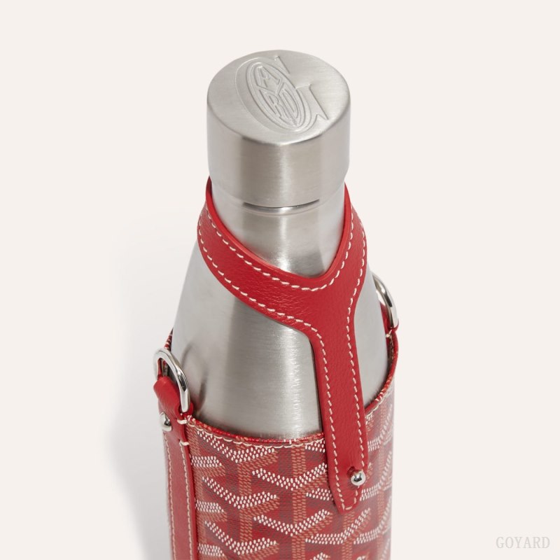Accesorios Goyard Yonne MM Case & Flask Rojas | GY-UWC5004